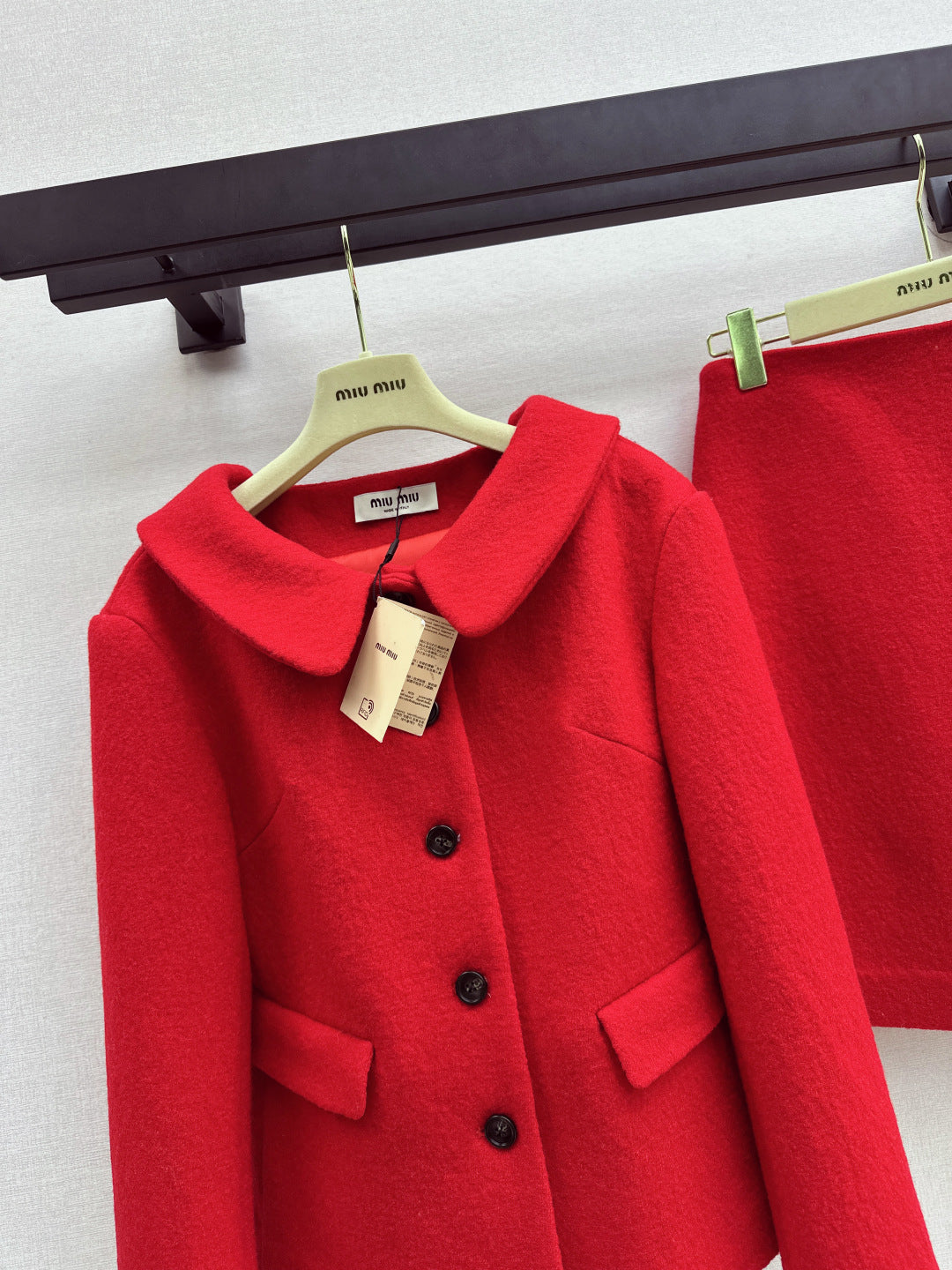 Miu 25fw vintage jacket skirt