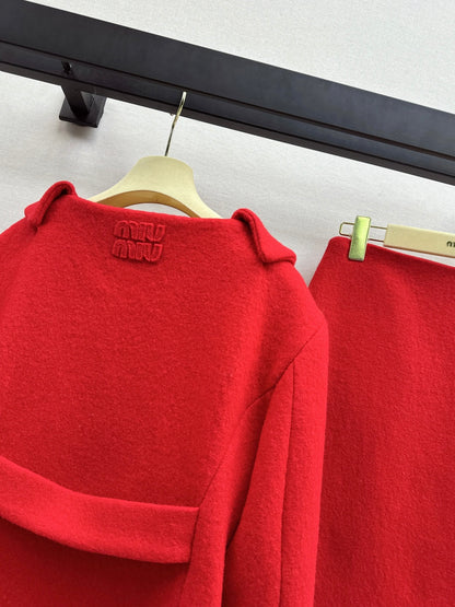 Miu 25fw vintage jacket skirt
