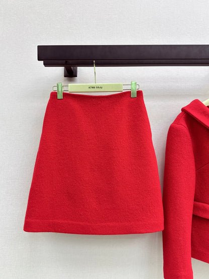 Miu 25fw vintage jacket skirt