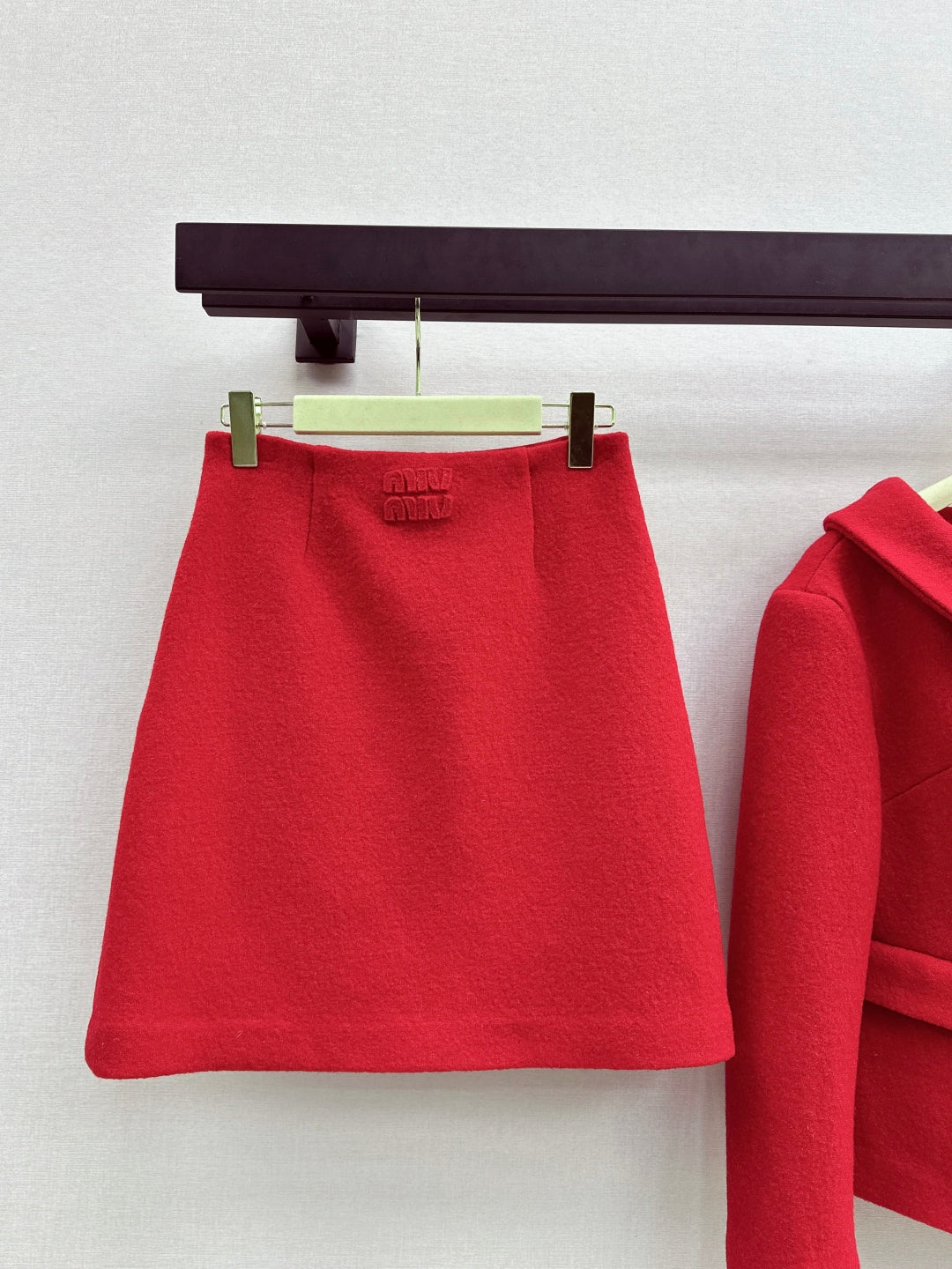 Miu 25fw vintage jacket skirt