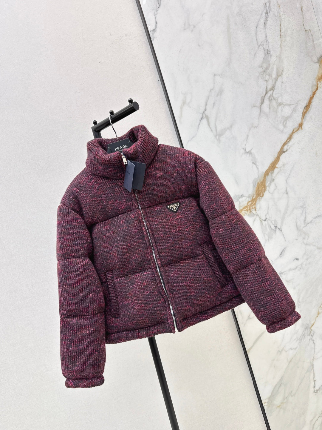 Prad 25fw knit down jacket