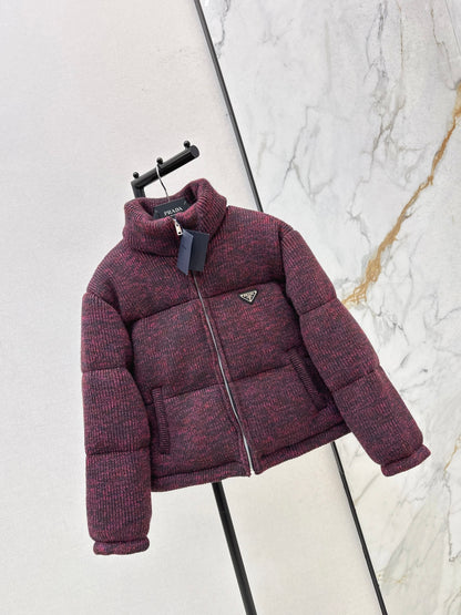 Prad 25fw knit down jacket