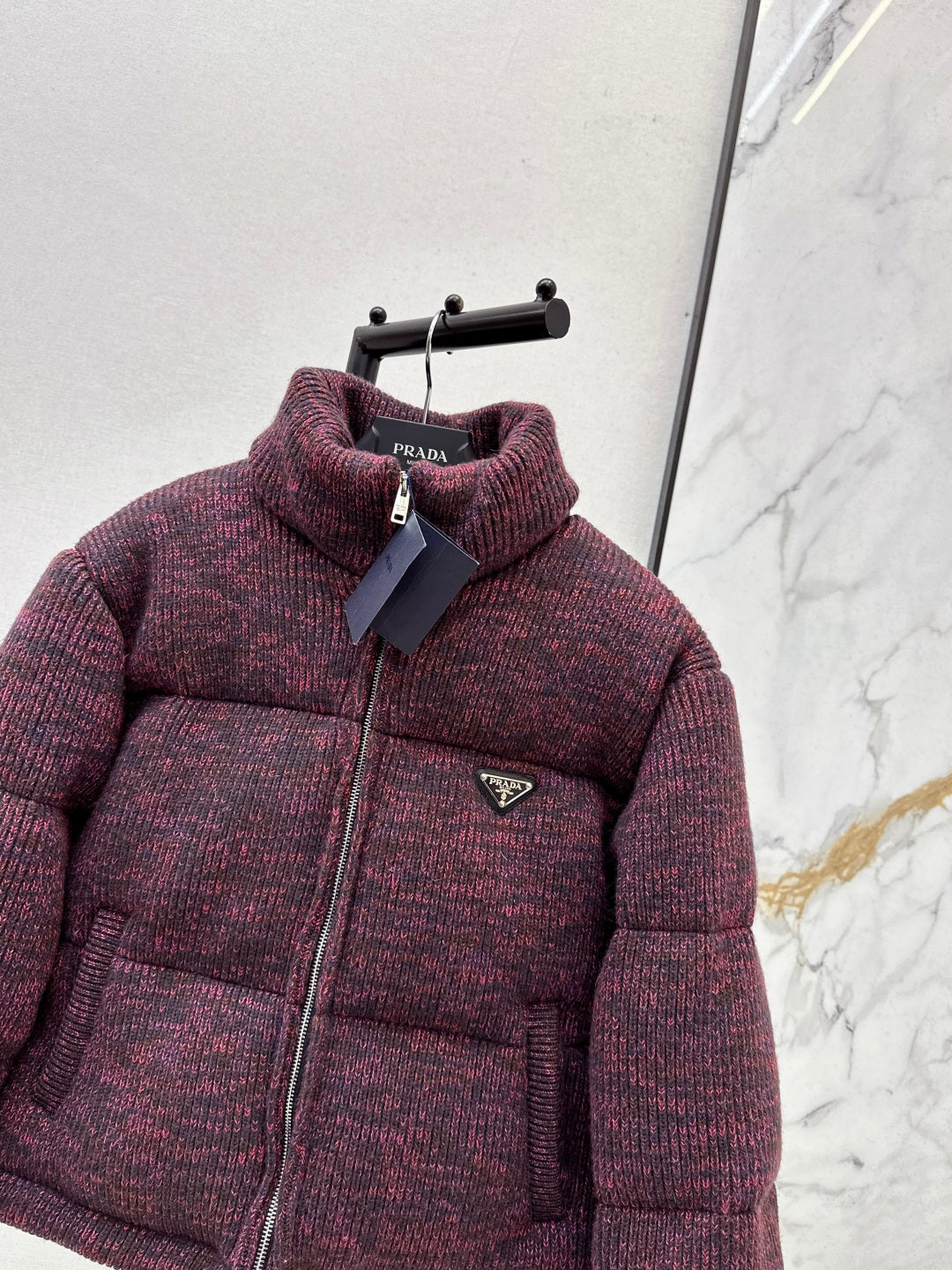 Prad 25fw knit down jacket