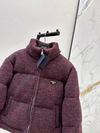 Prad 25fw knit down jacket
