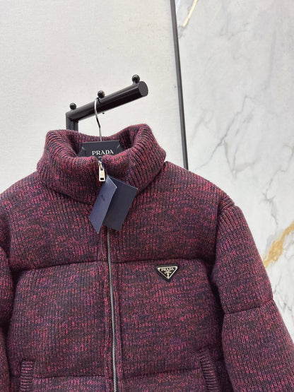 Prad 25fw knit down jacket
