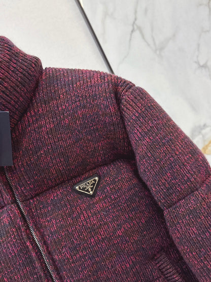 Prad 25fw knit down jacket