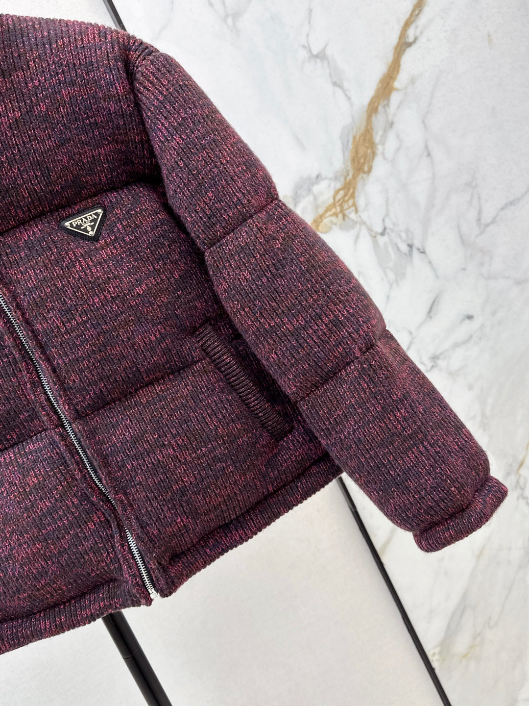 Prad 25fw knit down jacket