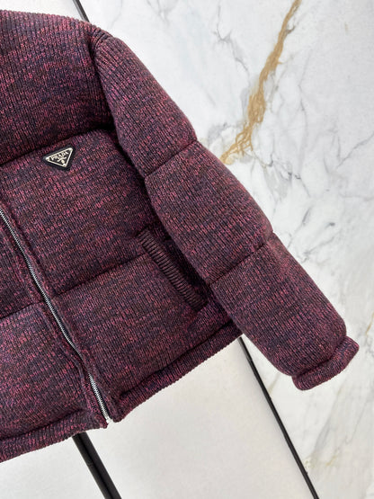 Prad 25fw knit down jacket