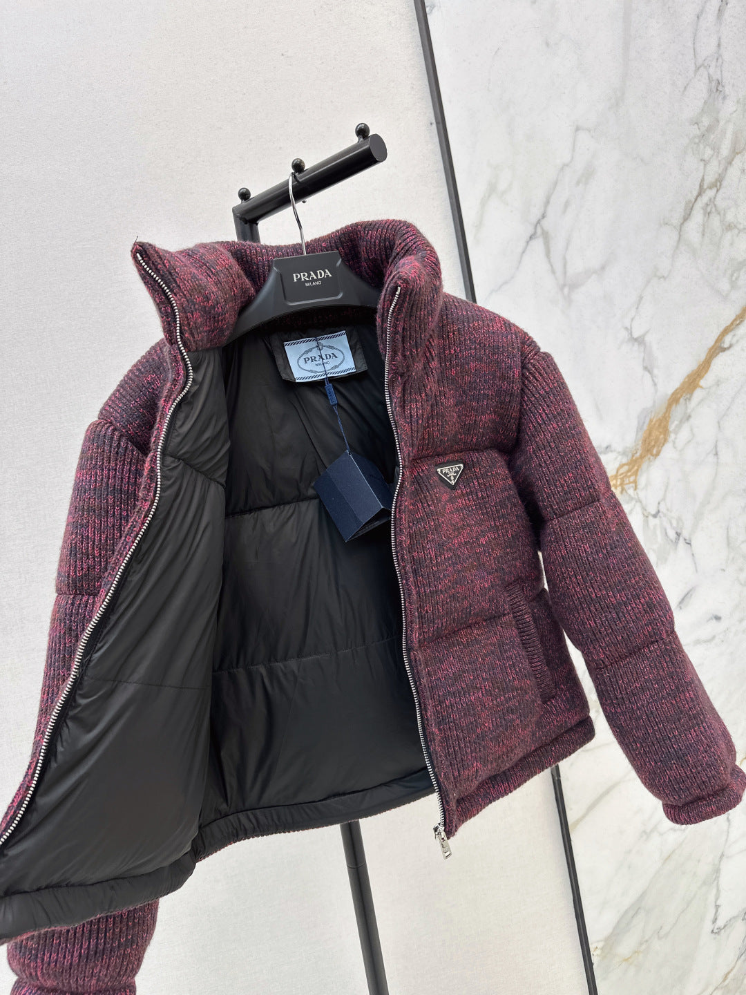 Prad 25fw knit down jacket