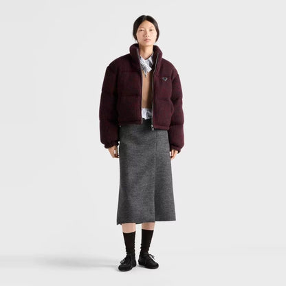 Prad 25fw knit down jacket