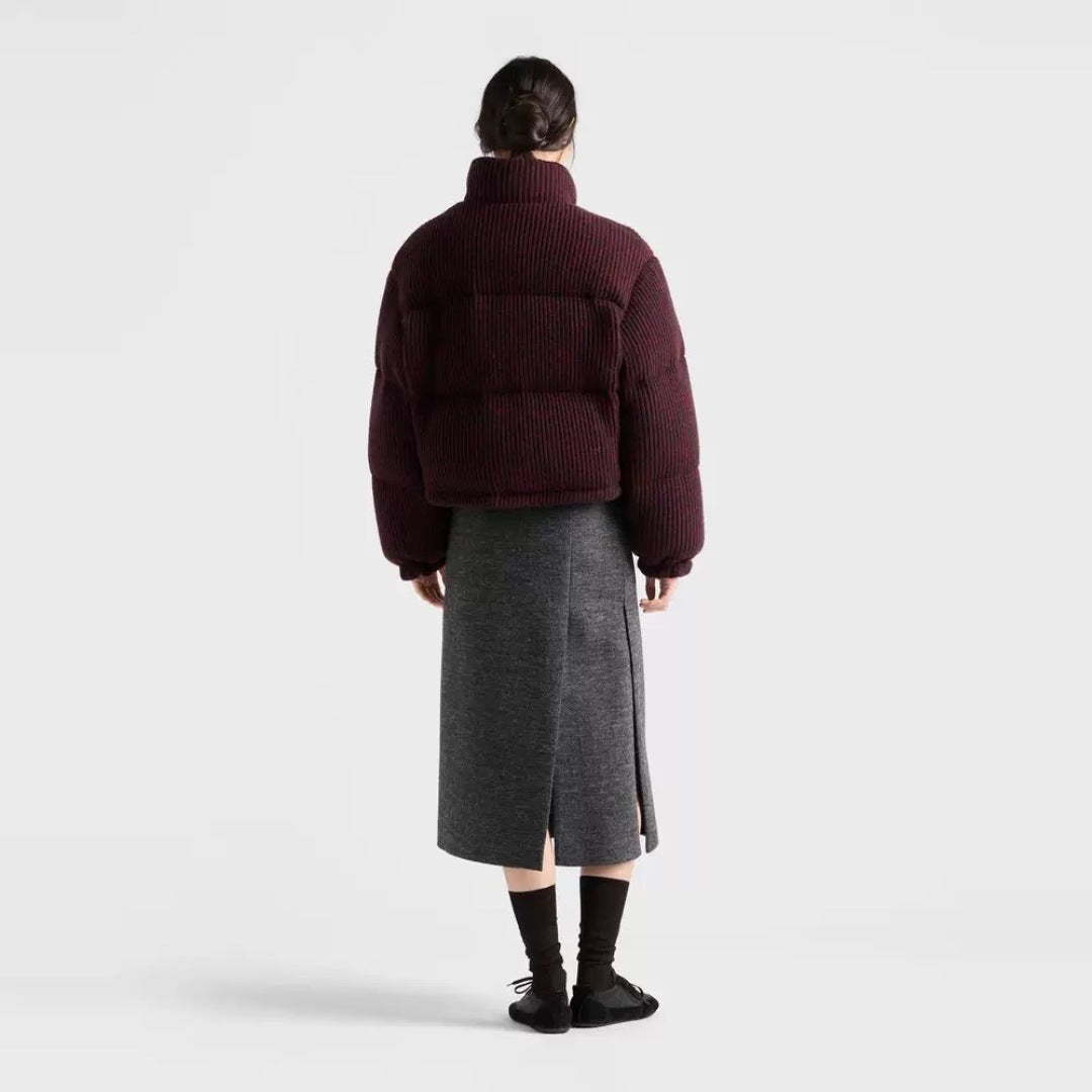 Prad 25fw knit down jacket