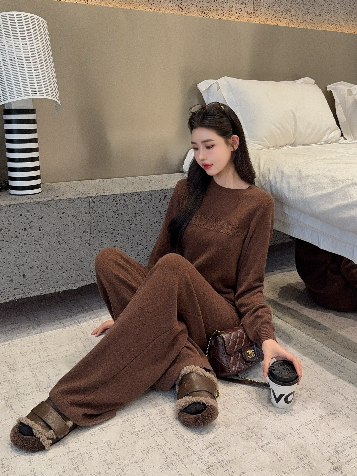 Max 25fw sweater pants set
