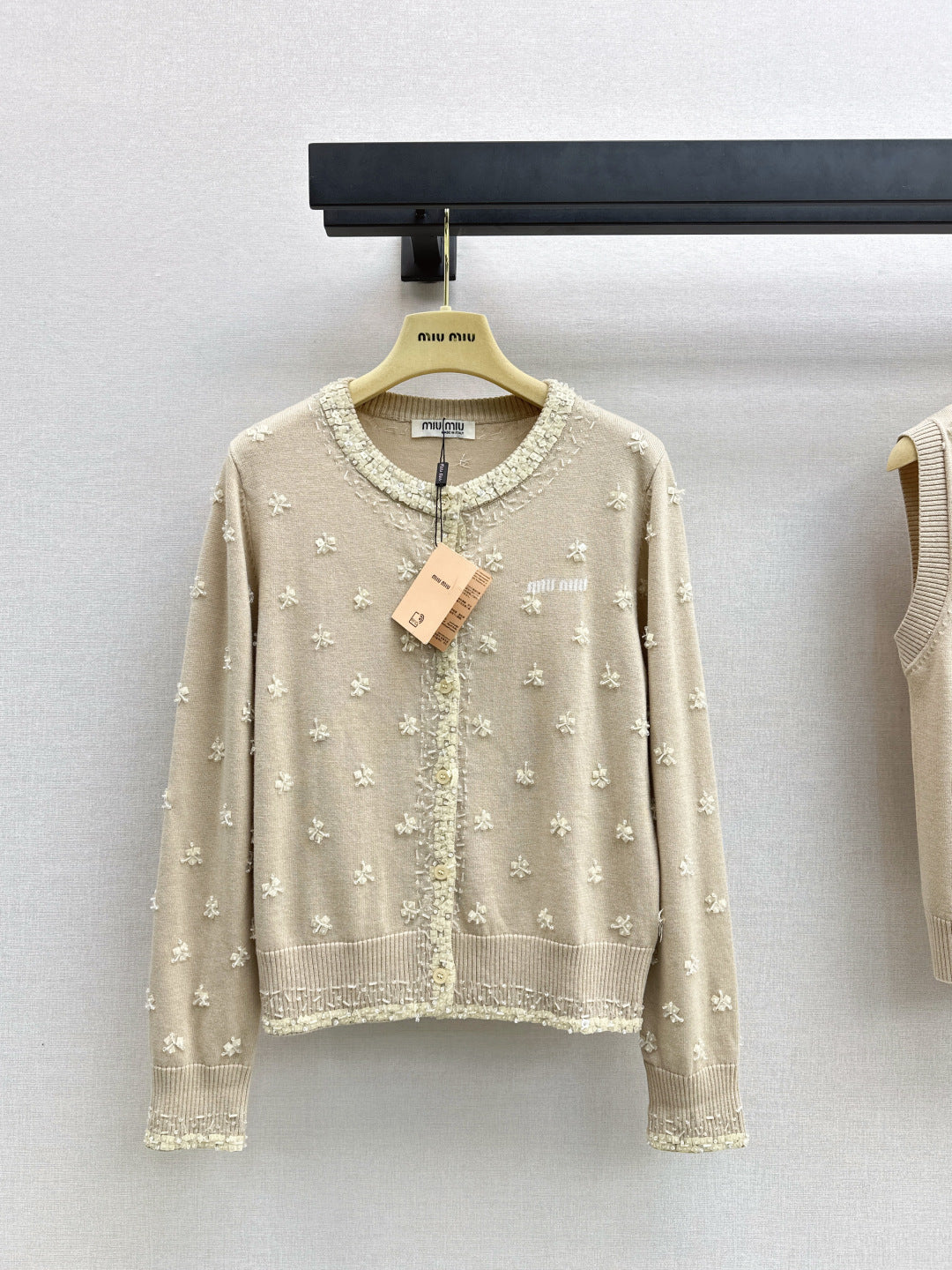 Miu 25fw knit cardigan