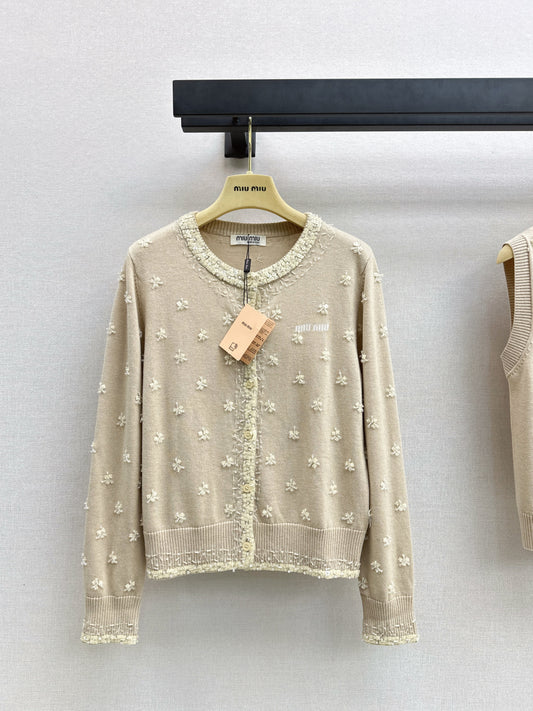 Miu 25fw knit cardigan