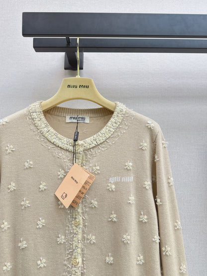 Miu 25fw knit cardigan