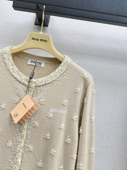 Miu 25fw knit cardigan