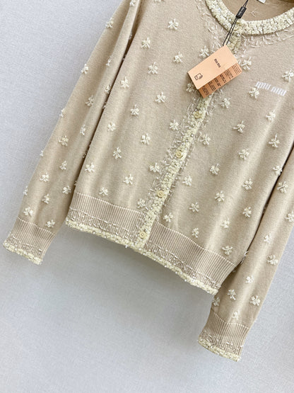 Miu 25fw knit cardigan