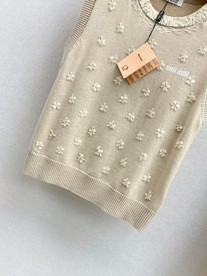 Miu 25fw knit vest