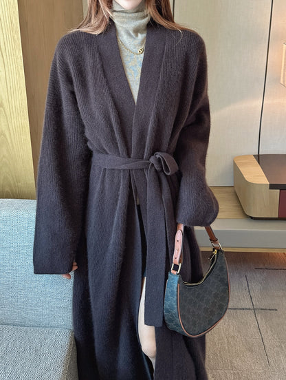 Brun 25fw knit overcoats