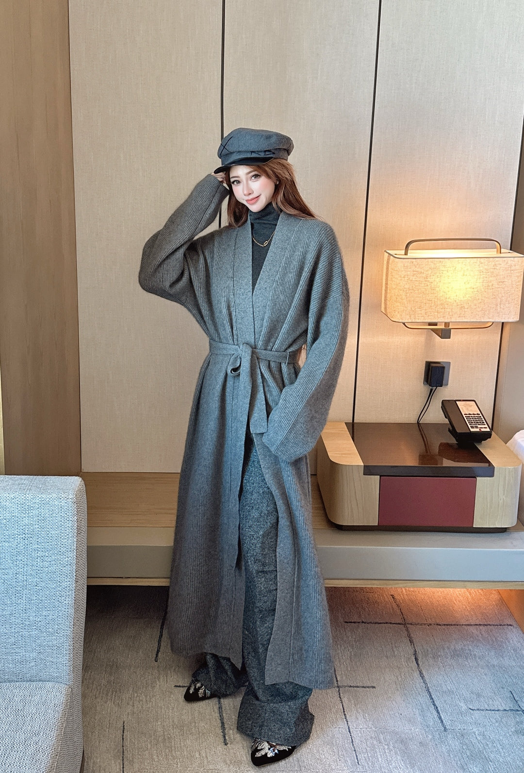 Brun 25fw knit overcoats