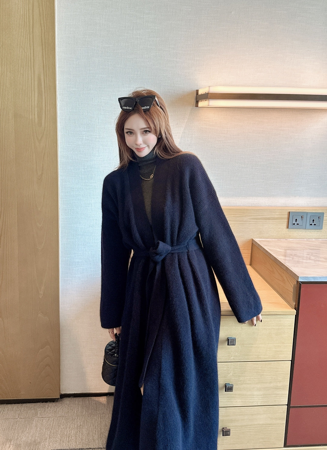 Brun 25fw knit overcoats