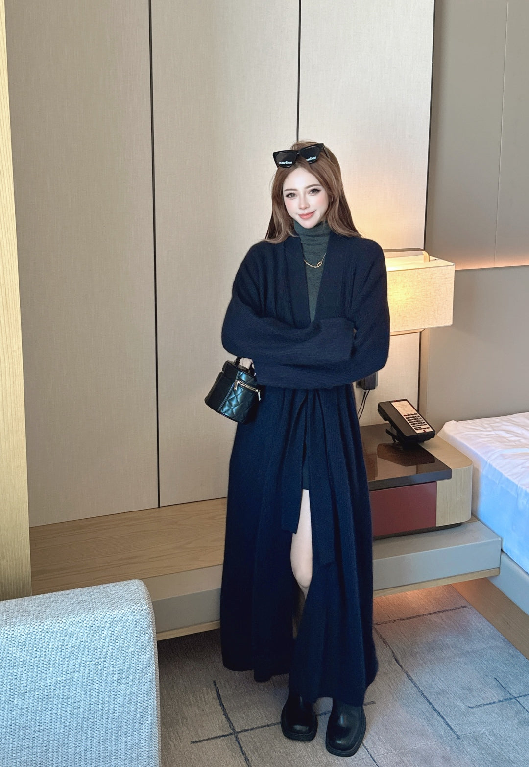 Brun 25fw knit overcoats