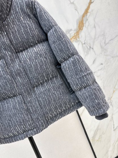 Brun 25fw wool down jacket