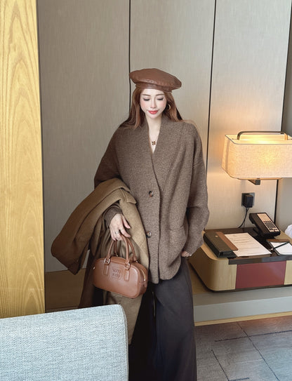 Loro 25fw wool cardigan