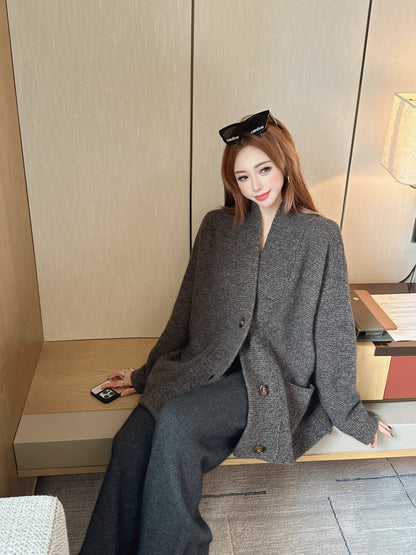 Loro 25fw wool cardigan