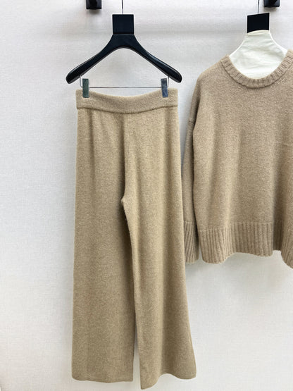 Brun 25fw knit sweater pants set