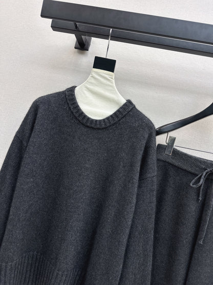 Brun 25fw knit sweater pants set