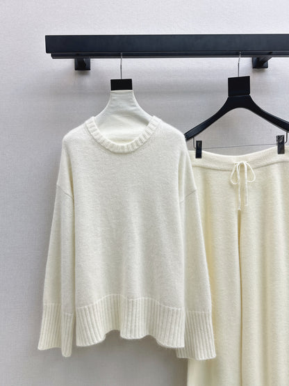 Brun 25fw knit sweater pants set