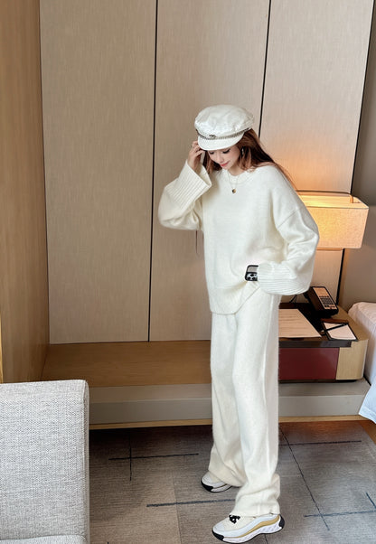 Brun 25fw knit sweater pants set