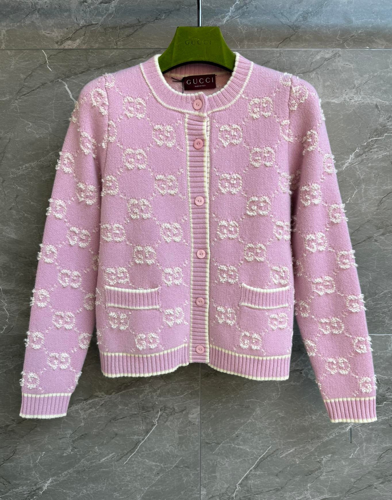 Guc 25fw embroidered cardigan
