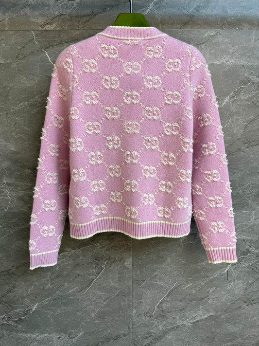 Guc 25fw embroidered cardigan