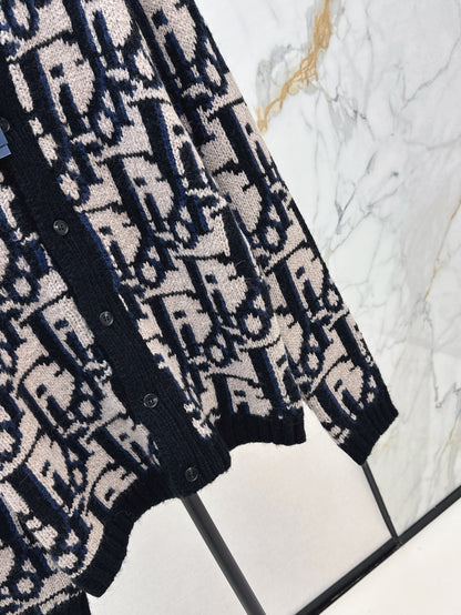 CD 25fw knitted cardigan