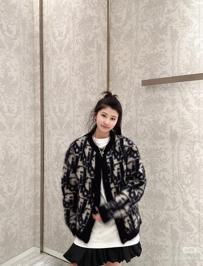 CD 25fw knitted cardigan