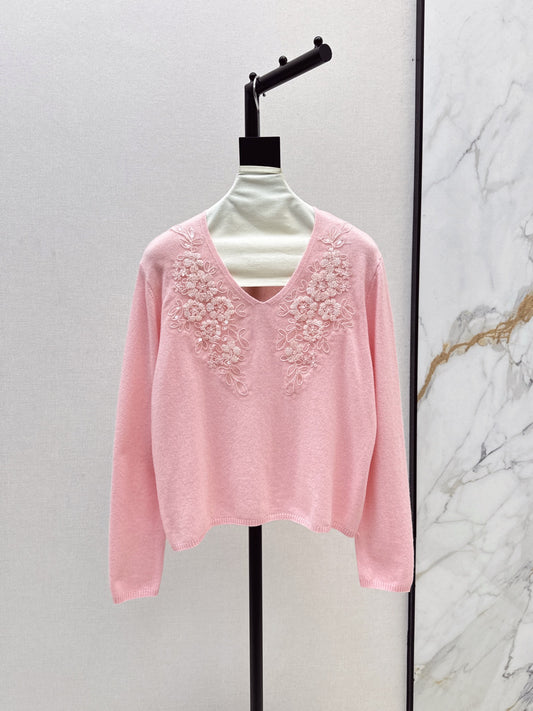 ES 25fw beading sweater