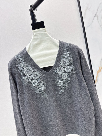 ES 25fw beading sweater