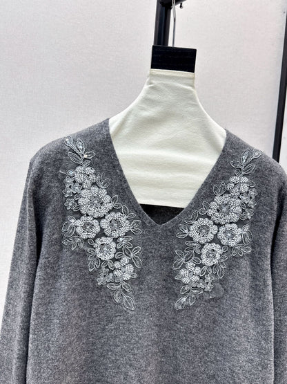 ES 25fw beading sweater