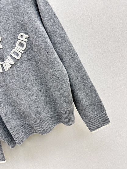 CD 25fw embroidery sweater