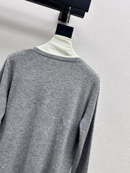 CD 25fw embroidery sweater