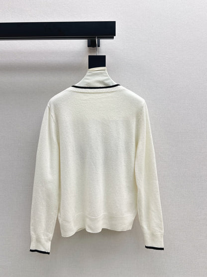 CD 25fw embroidery sweater