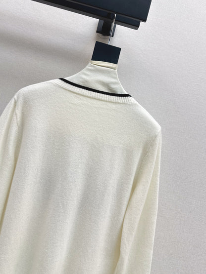 CD 25fw embroidery sweater