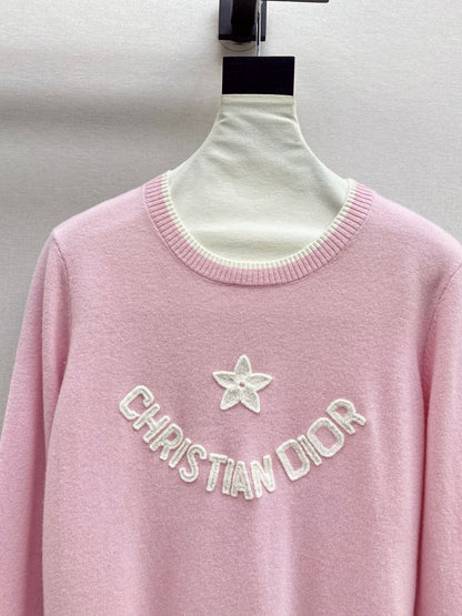 CD 25fw embroidery sweater