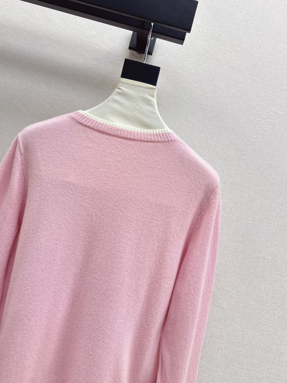 CD 25fw embroidery sweater