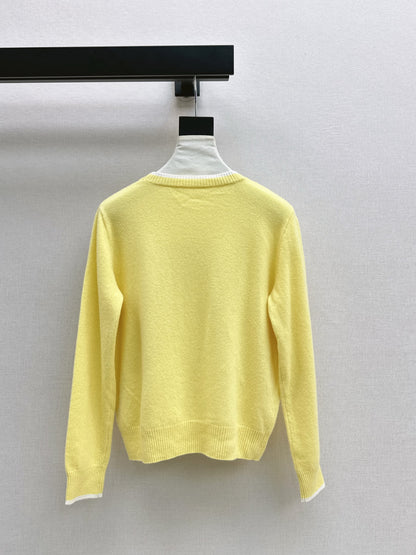 CD 25fw embroidery sweater