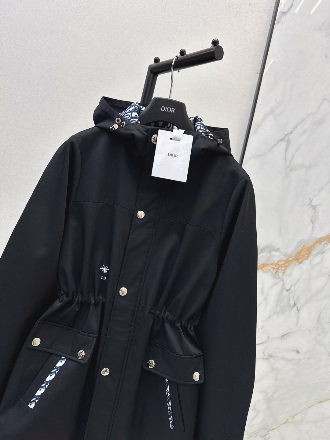 CD 25fw hooded trench coats