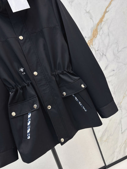 CD 25fw hooded trench coats