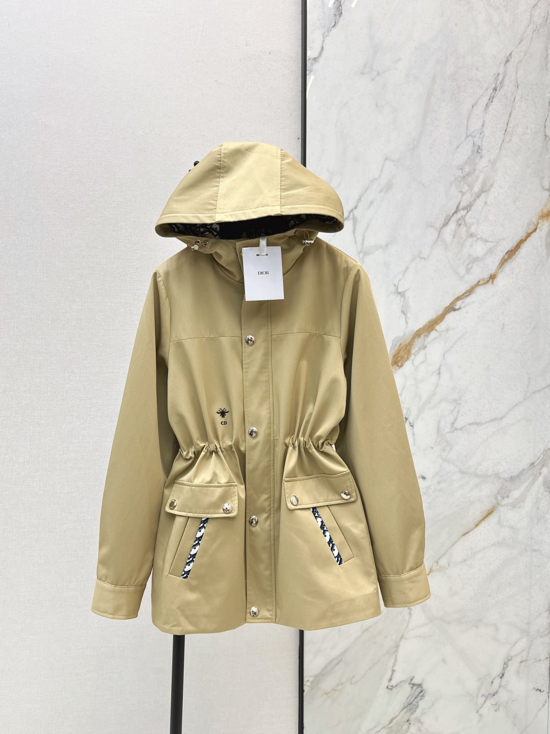 CD 25fw hooded trench coats